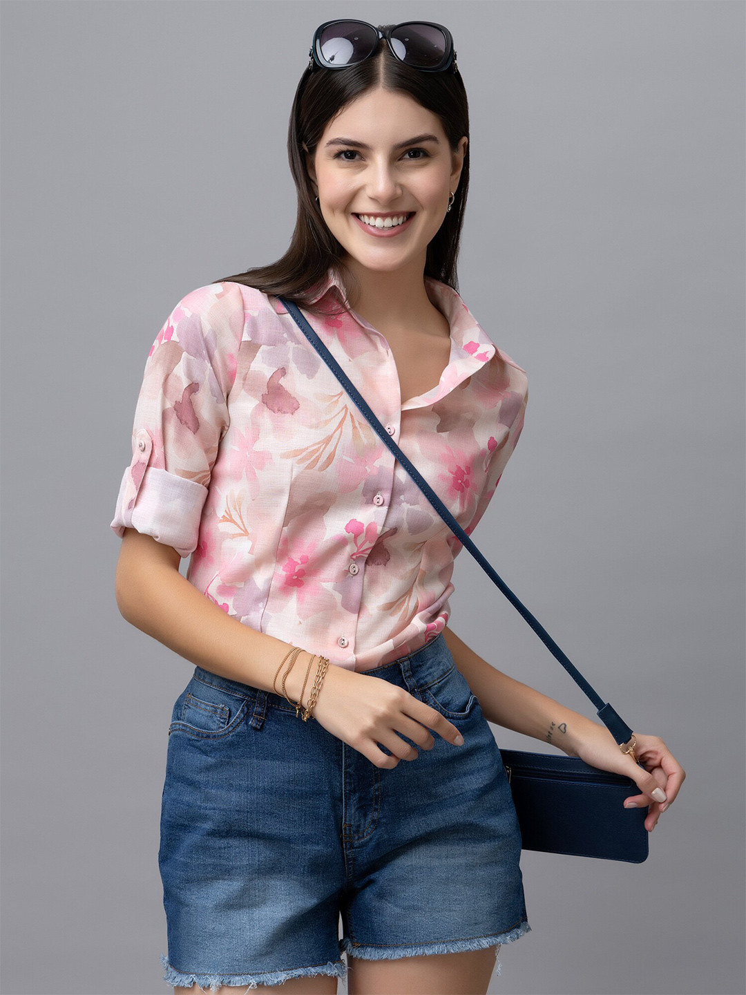 Smart Floral Printed Casual Shirt