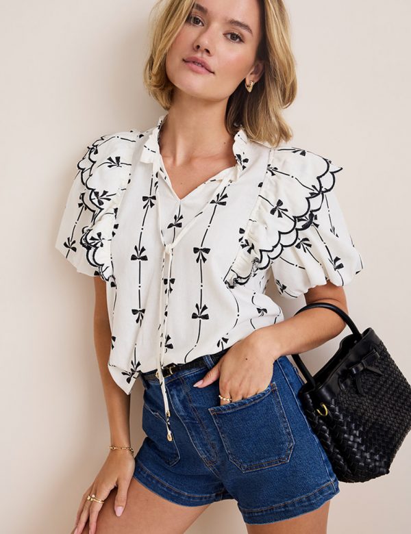 The Margot Bow Blouse