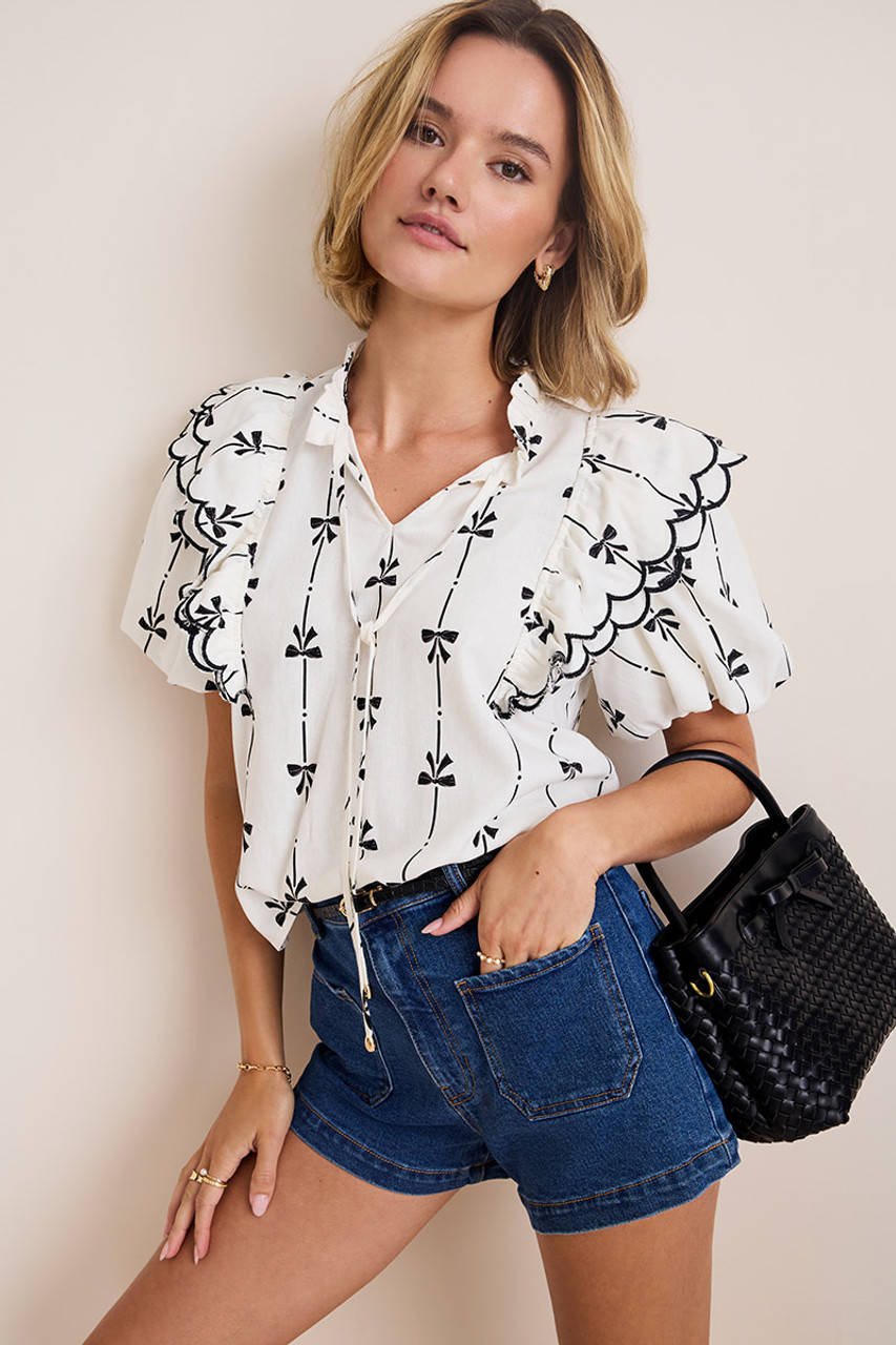 The Margot Bow Blouse